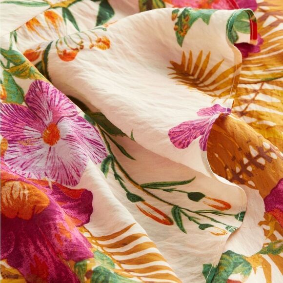 H&M Floral Wrap Viscose Dress New - Picture 9 of 12